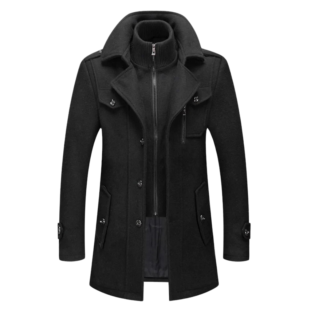Herren Wollmantel im Peaky-Blinders-Stil | winddicht, elegant und wärmend