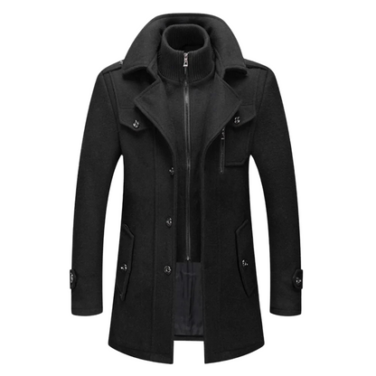 Herren Wollmantel im Peaky-Blinders-Stil | winddicht, elegant und wärmend