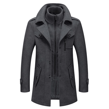 Herren Wollmantel im Peaky-Blinders-Stil | winddicht, elegant und wärmend
