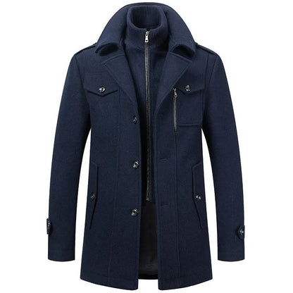 Herren Wollmantel im Peaky-Blinders-Stil | winddicht, elegant und wärmend