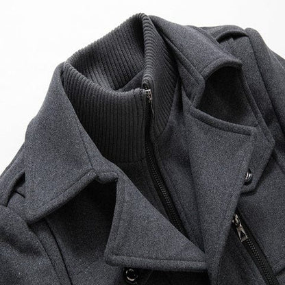 Herren Wollmantel im Peaky-Blinders-Stil | winddicht, elegant und wärmend