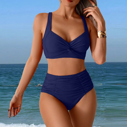 Damen Bikini Set – High-Waist Bikini für stilvolle Sommermomente