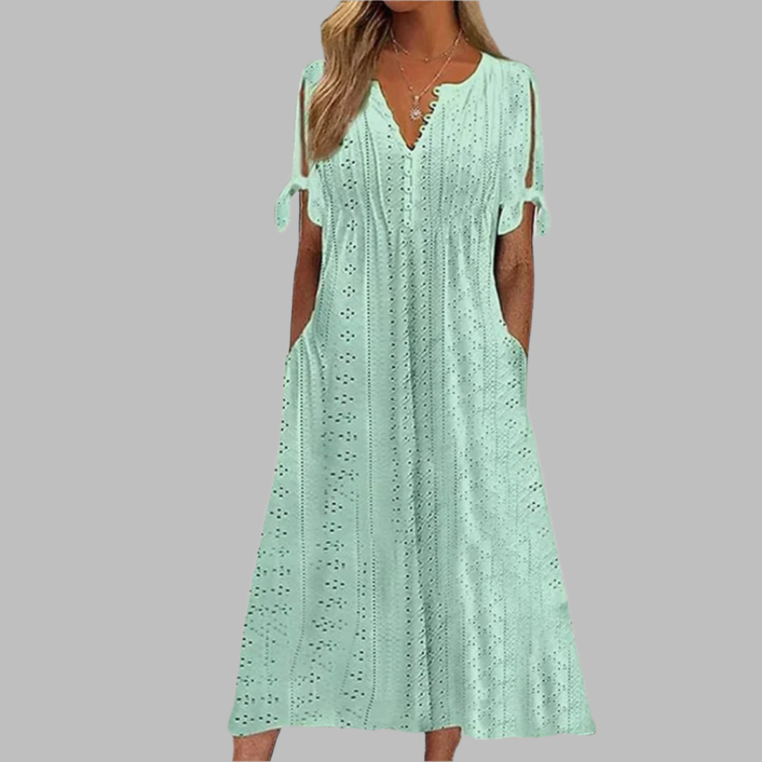 Boho Damen-Midikleid – Leicht, Feminin & Stilvoll