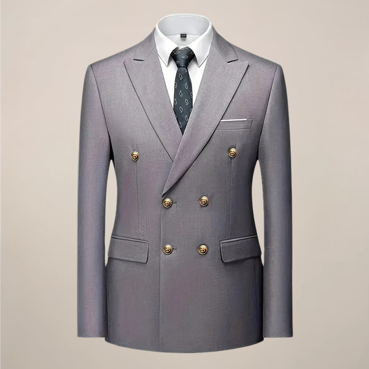 Preston | Herren Zweireihiger Anzug – Elegantes Zweiteiler-Set mit Sakko & Hose für Hochzeit & Formelle Anlässe