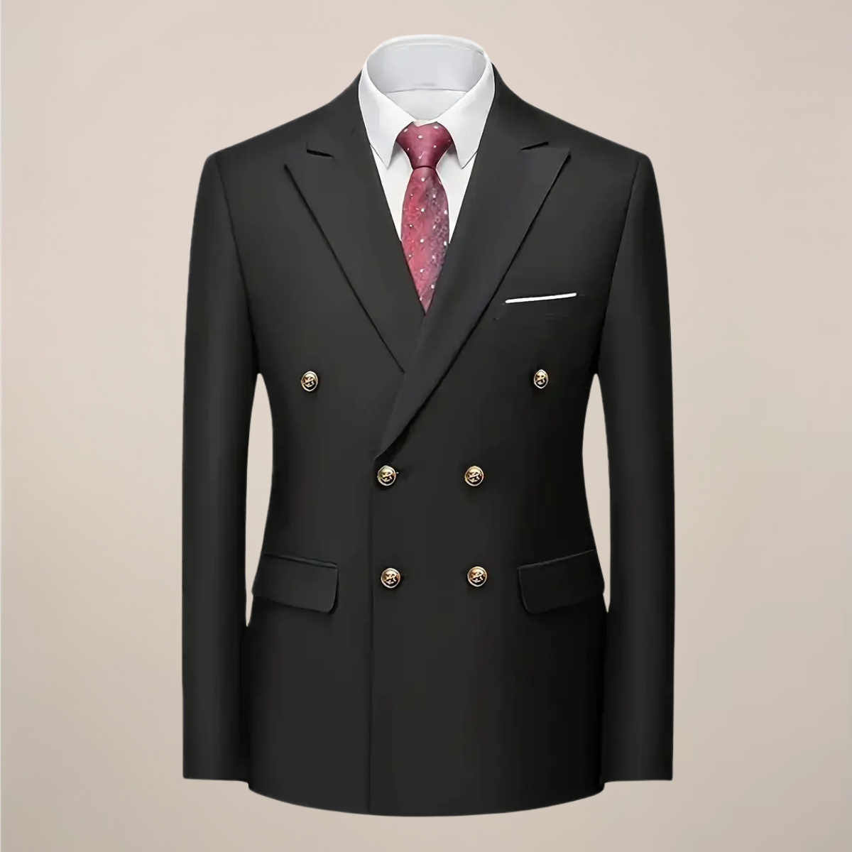 Preston | Herren Zweireihiger Anzug – Elegantes Zweiteiler-Set mit Sakko & Hose für Hochzeit & Formelle Anlässe