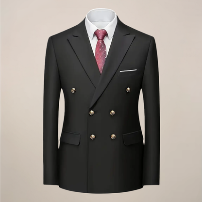 Preston | Herren Zweireihiger Anzug – Elegantes Zweiteiler-Set mit Sakko & Hose für Hochzeit & Formelle Anlässe