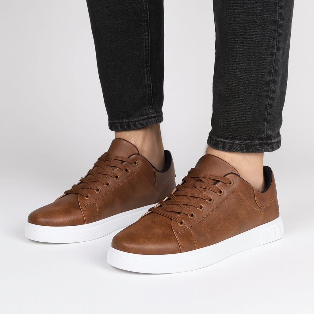 Tristan | Herren Sneaker im Modern Style mit Schnürung | Bequeme Freizeit- & Alltagsschuhe