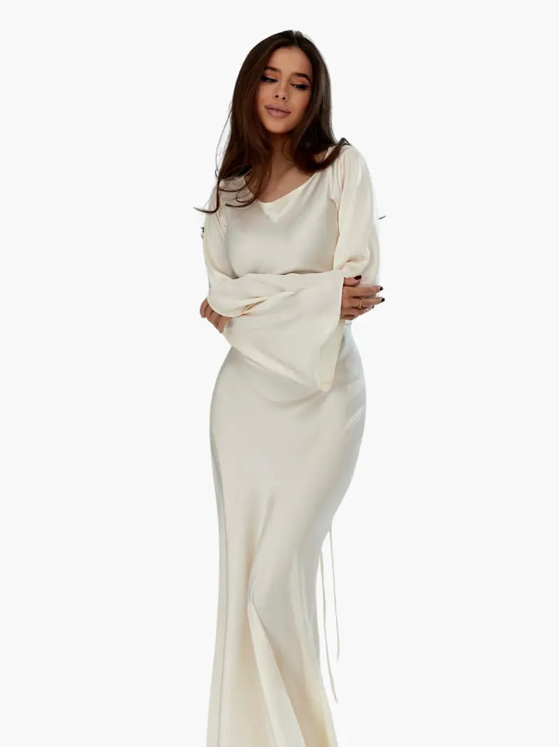 Elegantes Damen Maxikleid | Figurbetont & luxuriös für besondere Anlässe