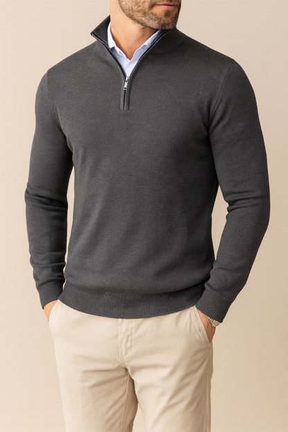 Herren Pullover mit Viertel-Reißverschluss – Komfortabel, Vielseitig & Alltagstauglich