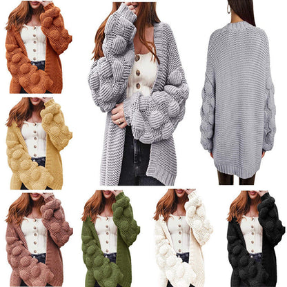 Damen Cardigan | Voluminöse Ärmel & Kuscheliger Strick