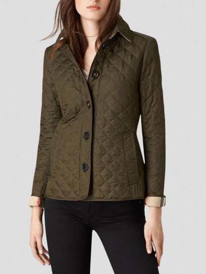 Gestepptes Damen Übergangsjacke | Taillierter Schnitt & moderner Taillenriegel