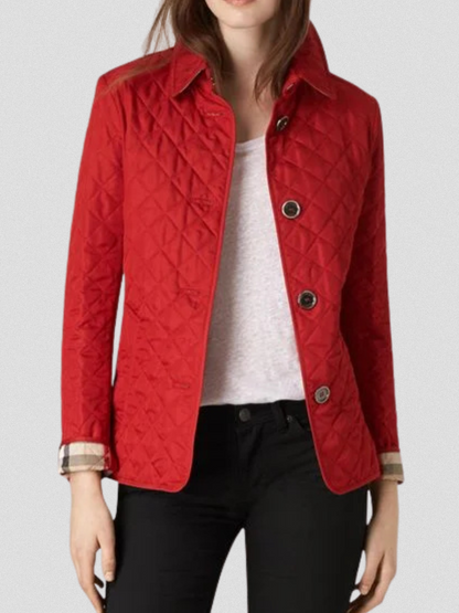 Gestepptes Damen Übergangsjacke | Taillierter Schnitt & moderner Taillenriegel