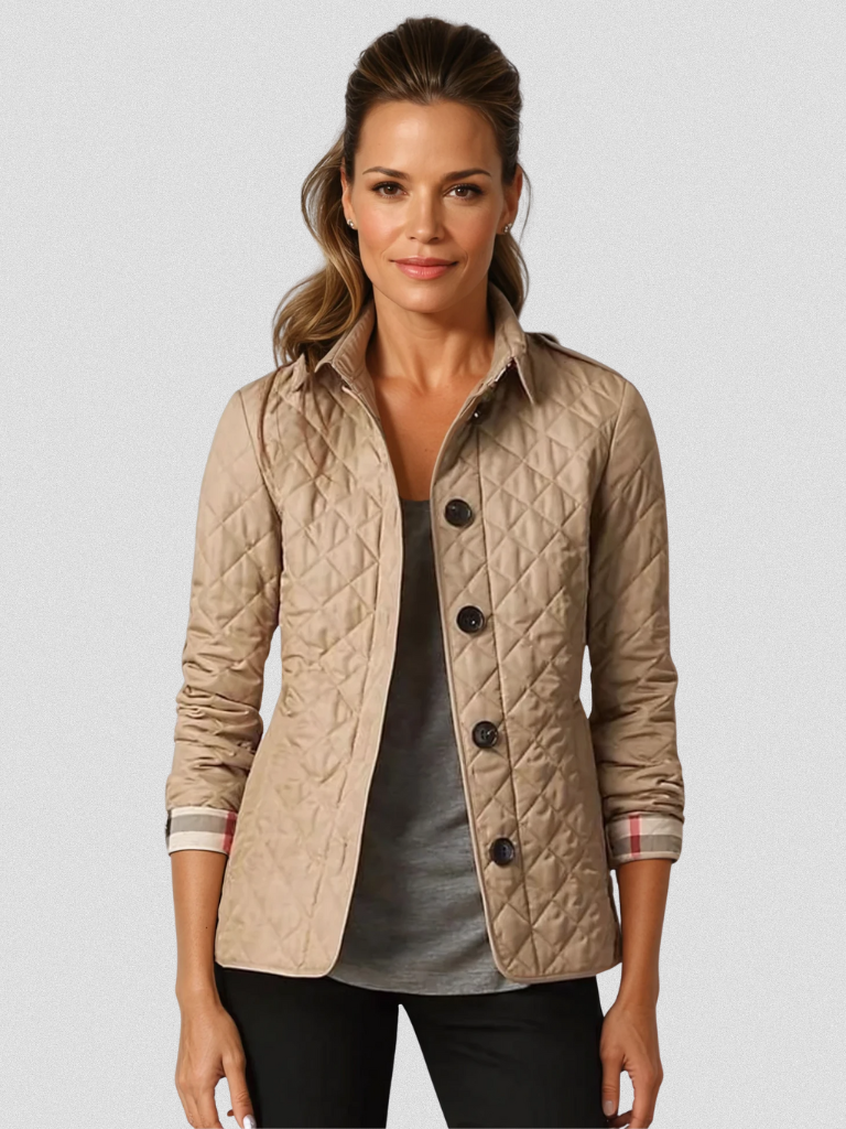 Gestepptes Damen Übergangsjacke | Taillierter Schnitt & moderner Taillenriegel