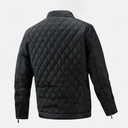 Stefan | Herren Leichte Steppjacke mit Reißverschluss – Gepolsterte Übergangsjacke im Klassischen Stil für Herbst & Frühling