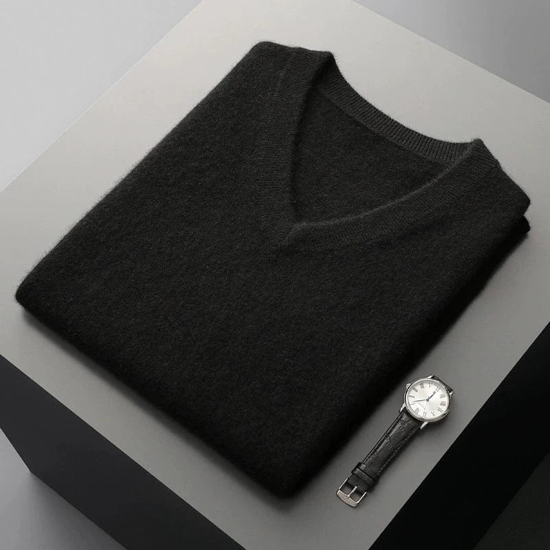 Herren Kaschmir-Pullover ohne Ärmel | Weicher V-Ausschnitt für Stil & Wärme