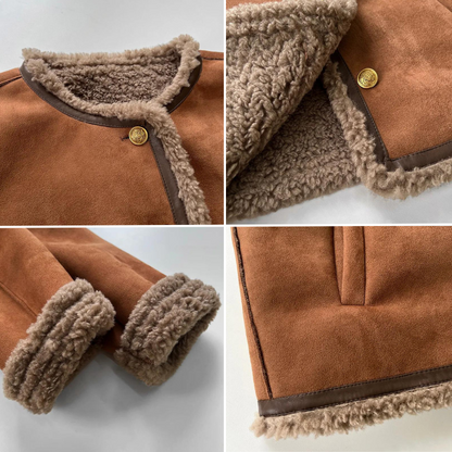 Veralia | Knopfjacke mit Fleece-Futter für kuschelige Wärme