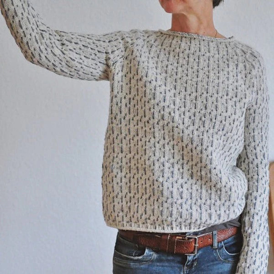 Warme Rundhals Strickpullover Damen | klassischer Winter-Look für kalte Tage