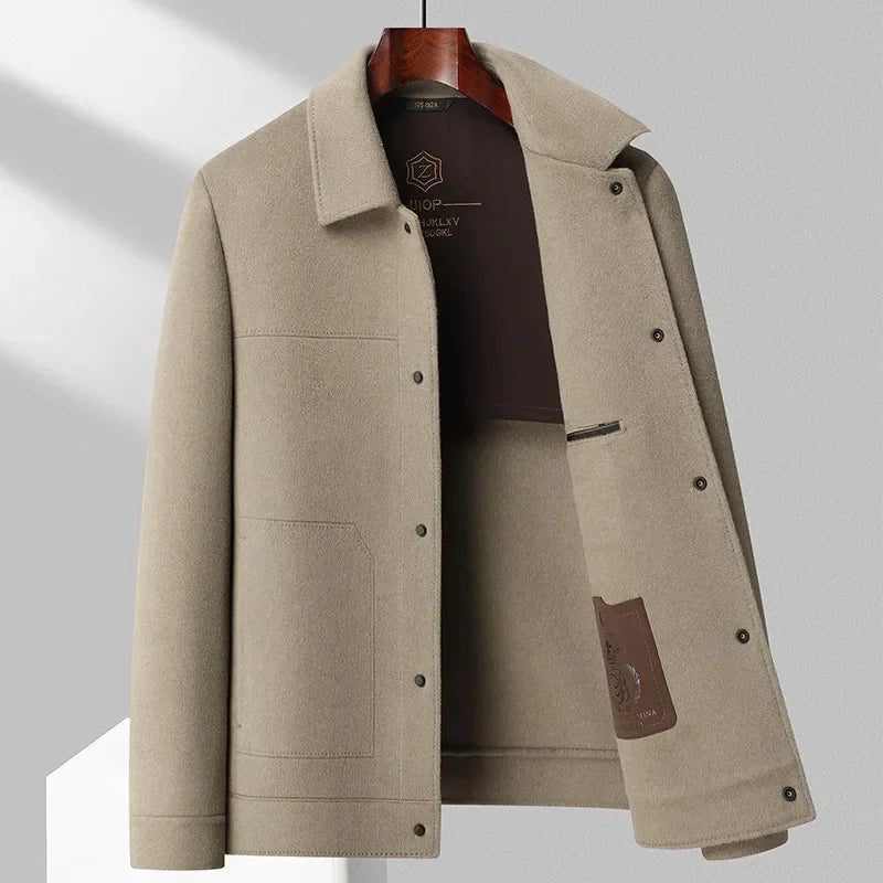Klassische Strukturierte Herren Übergangsjacke – Vielseitig, Komfortabel & Urban