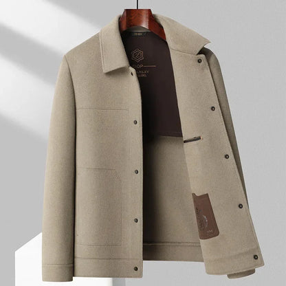 Klassische Strukturierte Herren Übergangsjacke – Vielseitig, Komfortabel & Urban