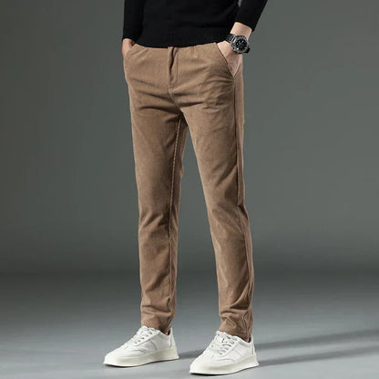 Jeorge | Herren Slim Fit Cordhose mit Mehreren Taschen