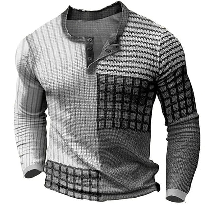Matthis | Herren Rundhals Kaschmir Pullover in Multicolor Blockdesign – Stilvoll und Warm