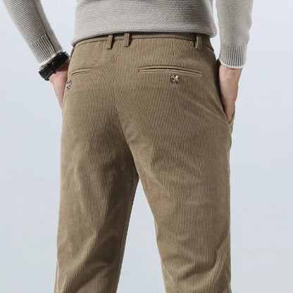Jeorge | Herren Slim Fit Cordhose mit Mehreren Taschen