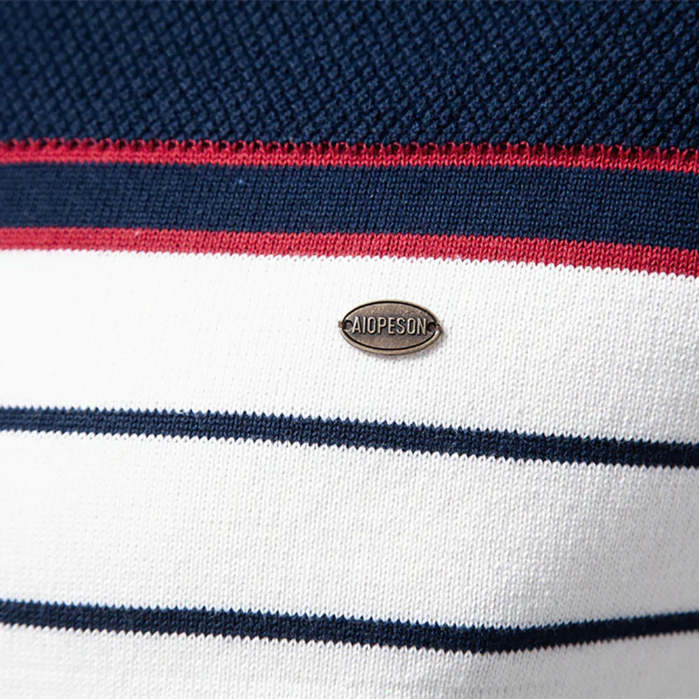 Maritimer Herrenpullover mit Streifen | Klassischer Look trifft bequemen Style