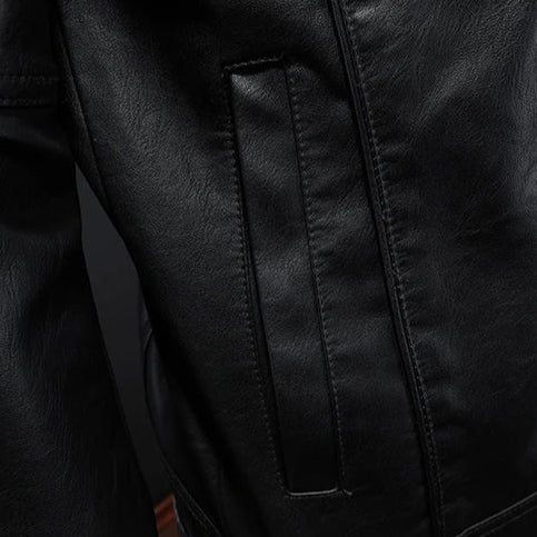 Herren Kunstlederjacke | Klassischer Stil mit maskulinem Charme