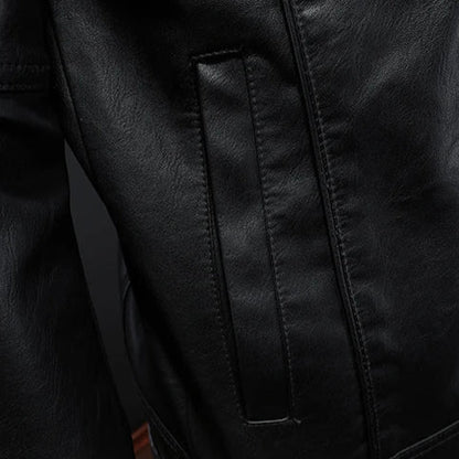 Herren Kunstlederjacke | Klassischer Stil mit maskulinem Charme