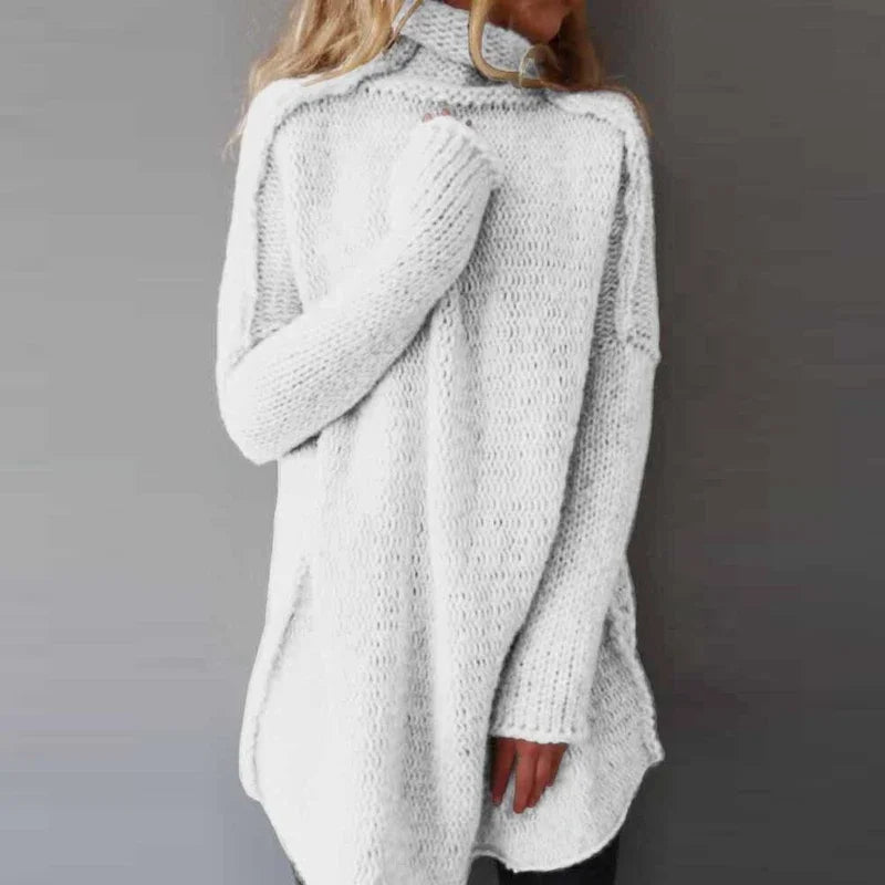 Rollneck Knit | Kuscheliger Strickpullover Damen mit Rollkragen