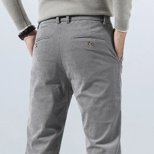 Jeorge | Herren Slim Fit Cordhose mit Mehreren Taschen