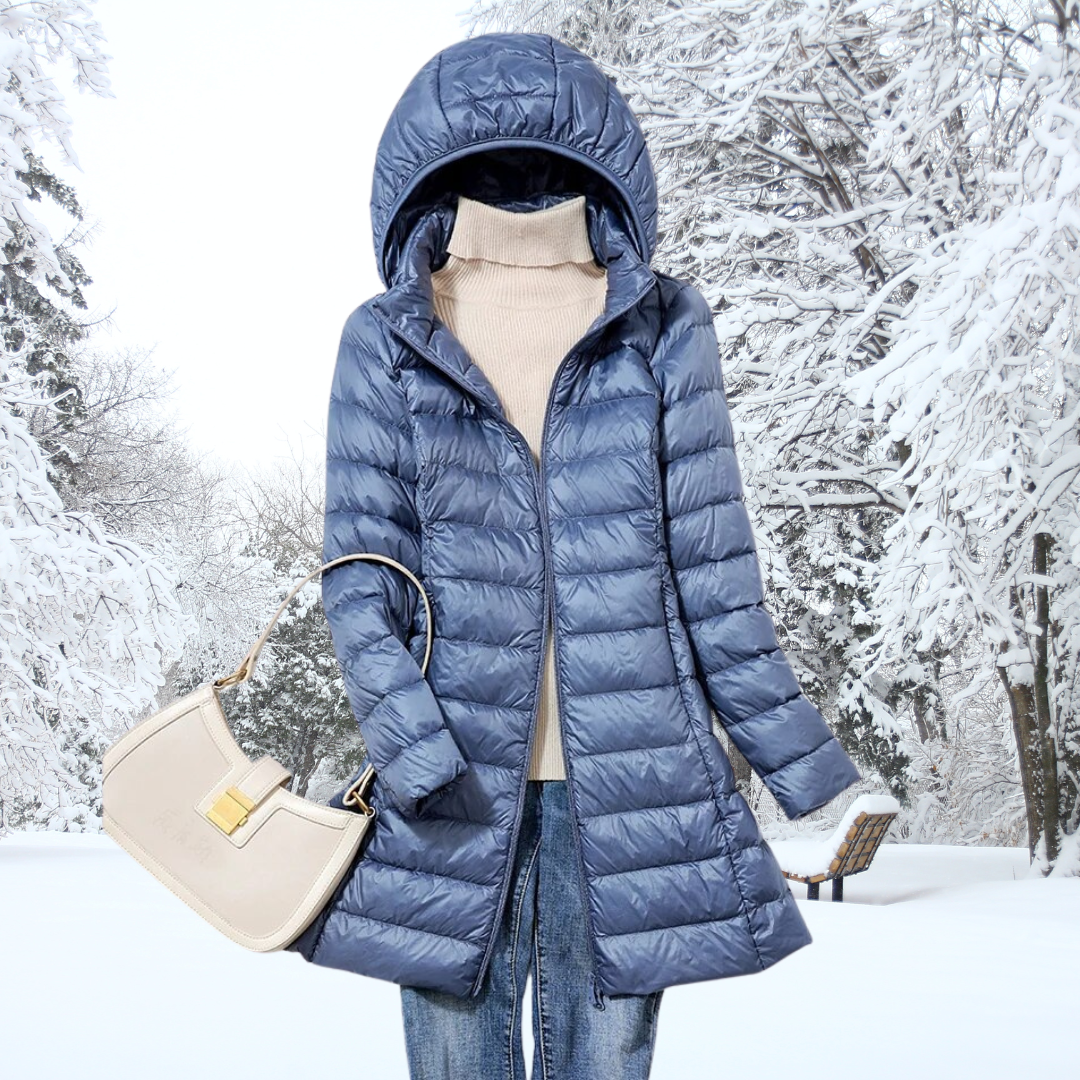 Damen Wintersteppmantel mit Kapuze | Wärmender Komfort & Stylisher City-Look