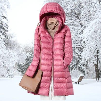 Damen Wintersteppmantel mit Kapuze | Wärmender Komfort & Stylisher City-Look