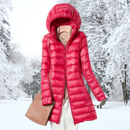 Damen Wintersteppmantel mit Kapuze | Wärmender Komfort & Stylisher City-Look
