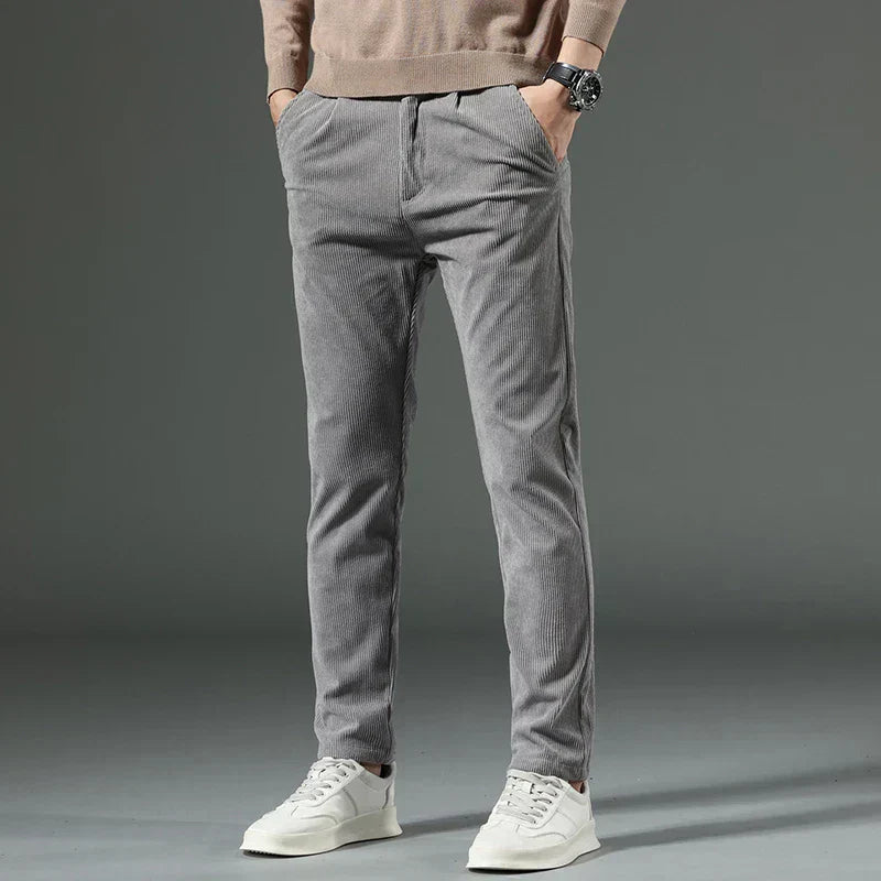 Jeorge | Herren Slim Fit Cordhose mit Mehreren Taschen