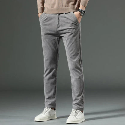 Jeorge | Herren Slim Fit Cordhose mit Mehreren Taschen