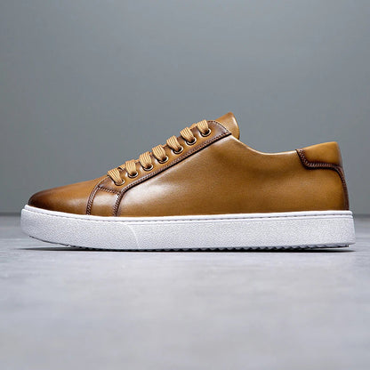 Rainer | Herren High-Quality Schnür-Leder-Sneaker – Robuste und stylische Sneakers für den Alltag