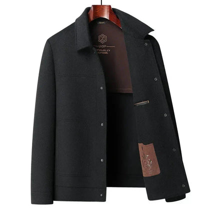 Klassische Strukturierte Herren Übergangsjacke – Vielseitig, Komfortabel & Urban