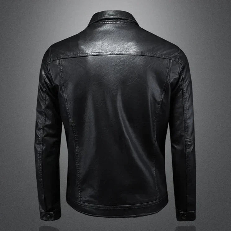 Herren Kunstlederjacke | Klassischer Stil mit maskulinem Charme