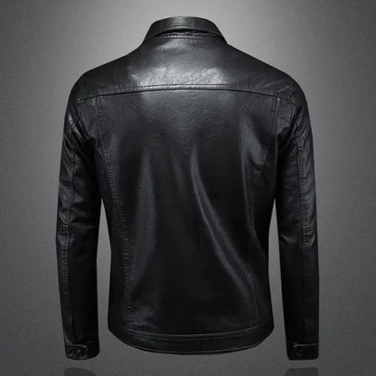 Herren Kunstlederjacke | Klassischer Stil mit maskulinem Charme