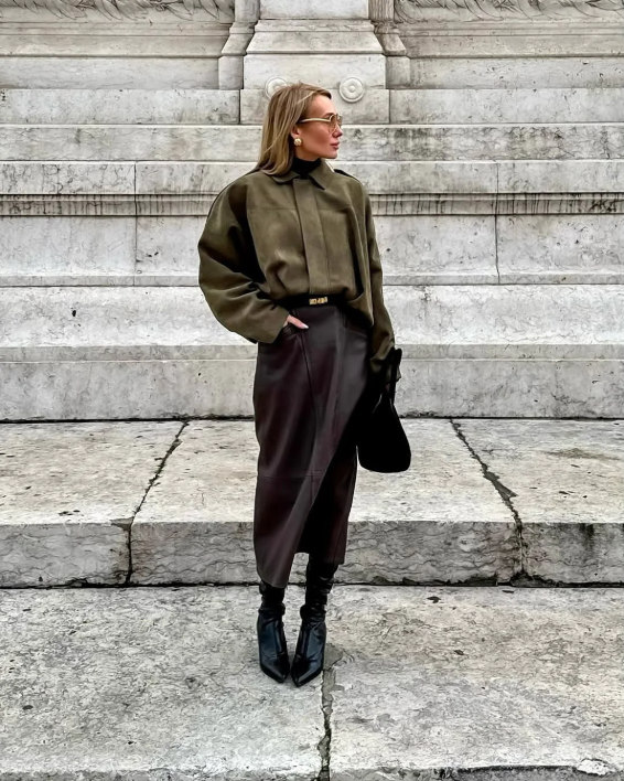 Oversized Velours Damenjacke | Lässige Herbst-Eleganz mit Minimal-Design