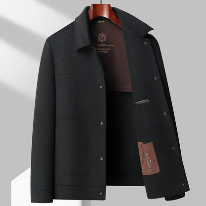 Klassische Strukturierte Herren Übergangsjacke – Vielseitig, Komfortabel & Urban