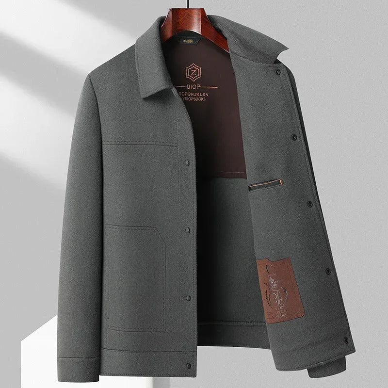 Klassische Strukturierte Herren Übergangsjacke – Vielseitig, Komfortabel & Urban