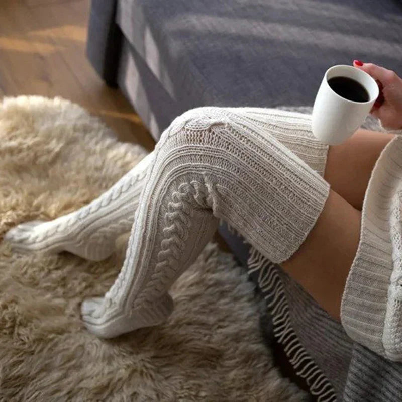 Overknee-Stricksocken Damen | Warm, Stilvoll & Kuschelig