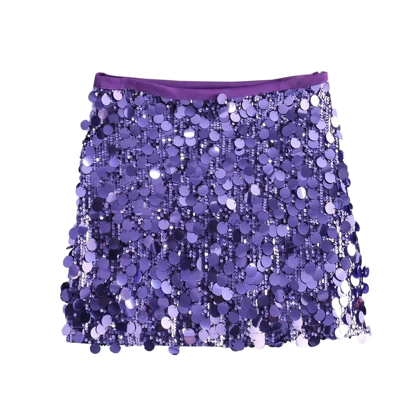 Thalira | Sexy Pailletten Minirock für Partys