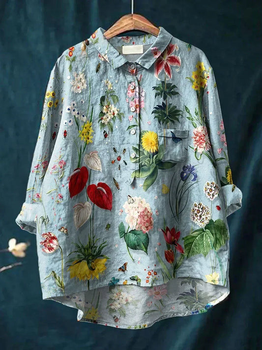 Damenbluse mit floralem Muster – Leicht, Elegant & Alltagstauglich
