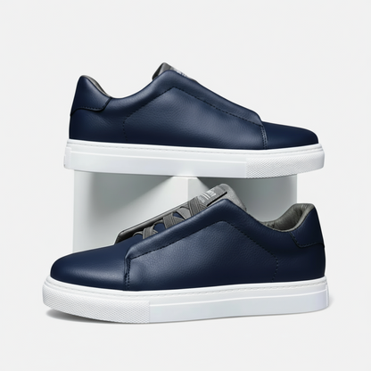 Slip-On Leder-Sneaker für Herren | Bequeme Casual-Schuhe