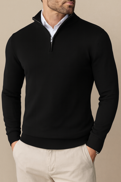 Herren Pullover mit Viertel-Reißverschluss – Komfortabel, Vielseitig & Alltagstauglich