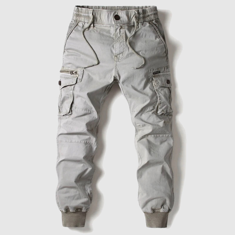 Stratford | Herren Cargo-Hose mit Elastischem Bund & Multi-Taschen im Jogger-Stil