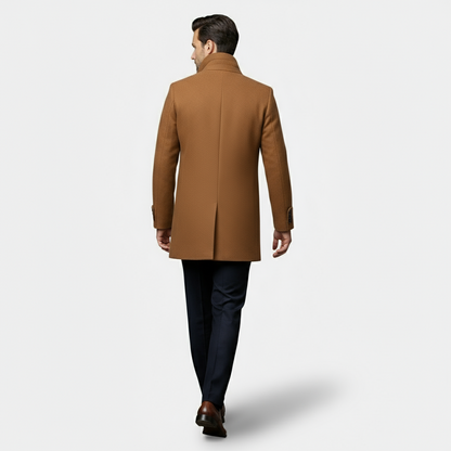 Herren Wool Blend Trench Coat | Elegante Wärme & Moderner Schnitt